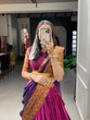 Load image into Gallery viewer, Pink Color Zari Weaving Work Narayan Pet (Cotton) Lehenga Choli ClothsVilla.com