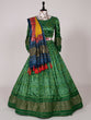 Load image into Gallery viewer, Green Color Bandhani Printed Pure Gaji Silk Gujarati Chaniya Choli Clothsvilla