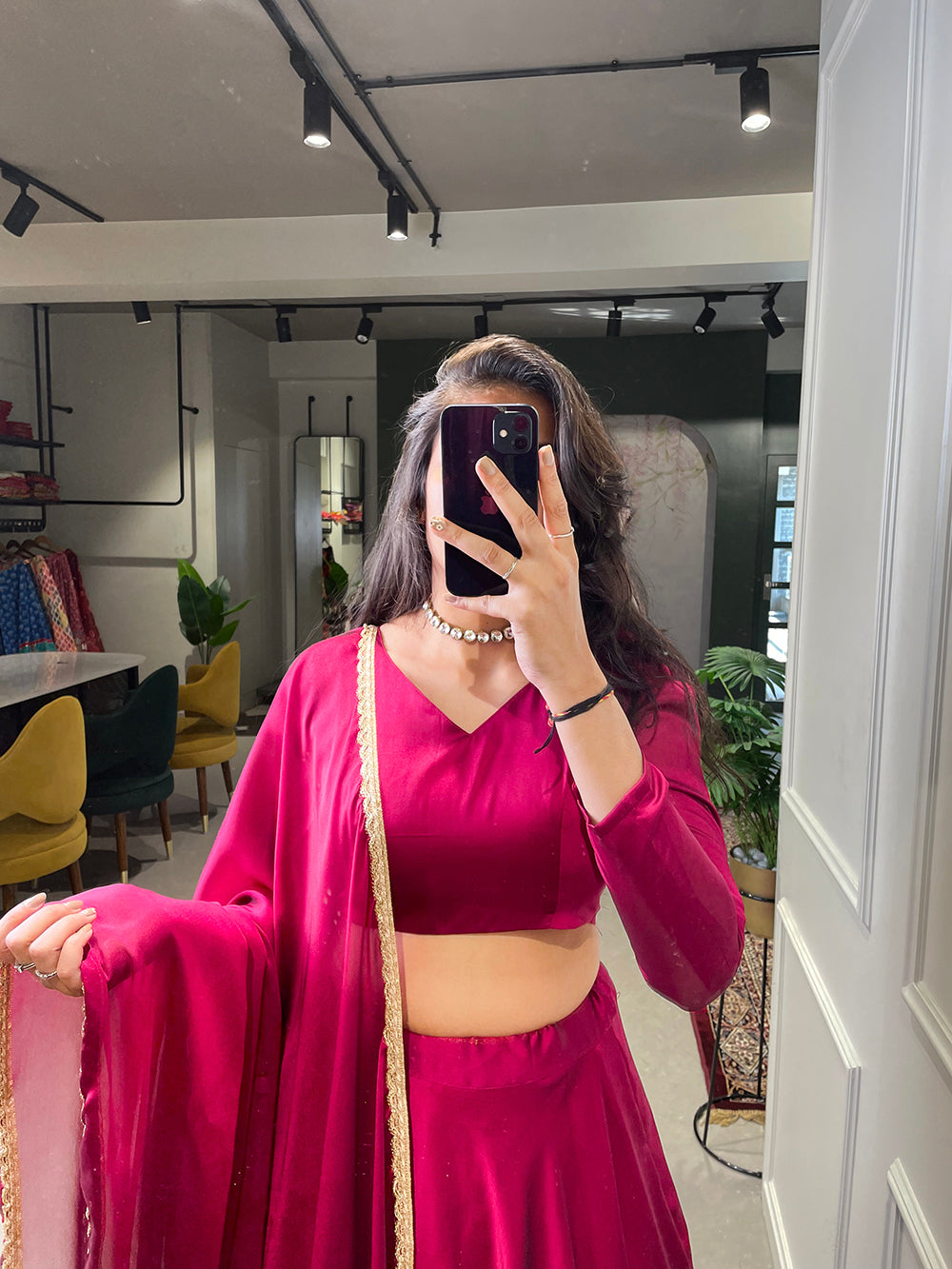 Pink Color Simple Rangoli Silk Party Wear Lehenga Choli Clothsvilla
