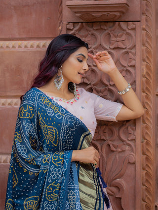 Peach Color Lucknowi Work Georgette Chaniya Choli Clothsvilla
