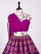Load image into Gallery viewer, Purple Color Weaving Zari Work Banarasi Silk Co-ord Set Lehenga With Georgette Choli Clothsvilla