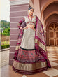 Load image into Gallery viewer, Cream Color Digital Printed Pure Gaji Silk Lehenga Choli Clothsvilla