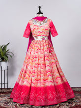 Load image into Gallery viewer, Multi Color Crochet Sequins Embroidery Work Chinon Lehenga Choli Clothsvilla