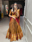 Mustard Color Zari Weaving Work Narayan Pet Cotton Haydrabadi Lehenga Choli Clothsvilla