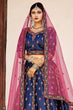 Load image into Gallery viewer, Midnight Blue Designer Lehenga Choli Clothsvilla