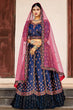 Load image into Gallery viewer, Midnight Blue Designer Lehenga Choli Clothsvilla