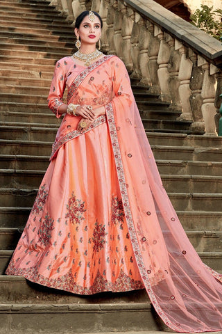 Pink Sand Pink Designer Lehenga Choli Clothsvilla