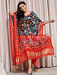 Load image into Gallery viewer, Multi Color Bandhani Printed Pure Gaji Silk Kaftan Clothsvilla