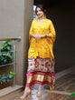 Load image into Gallery viewer, Mustered Color Digital Print Pure Gaji Silk Kaftan Clothsvilla