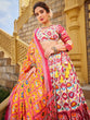 Load image into Gallery viewer, Multi Color Digital Printed gaji Silk Lehenga Clothsvilla