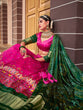 Load image into Gallery viewer, Pink Color Digital Printed Pure Gaji Silk Lehenga Choli Clothsvilla