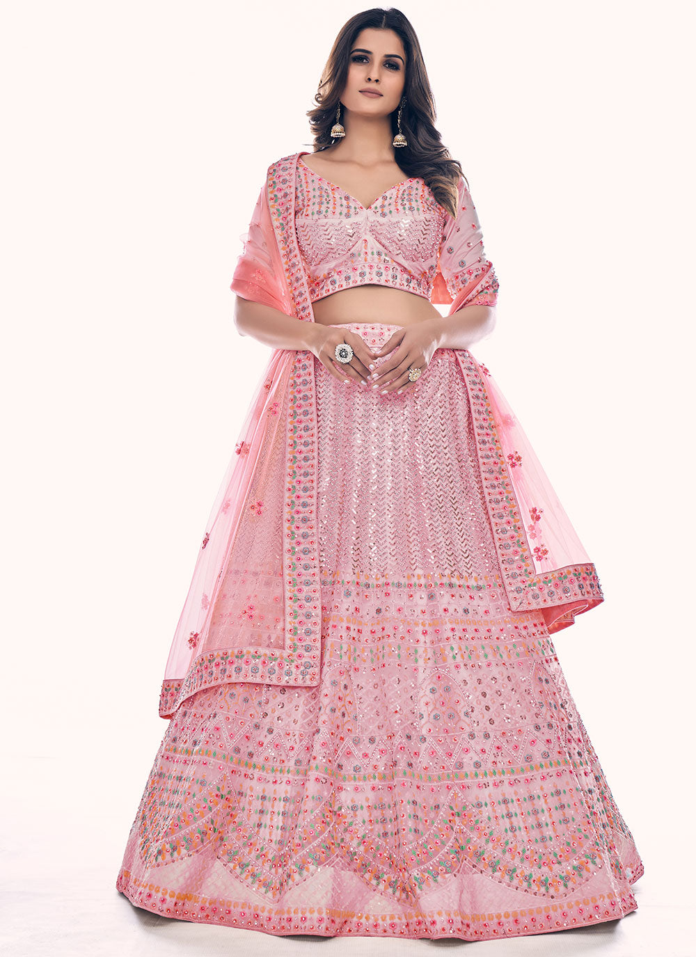 Thread Work Designer Lehenga Choli Clothsvilla Main image