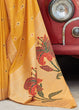 Load image into Gallery viewer, Mustard Silk Saree with Golden Zari Border Clothsvilla