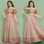 Dusty Rose Pink  Partywear Sequins Embroidery Silk Lehenga Choli Clothsvilla