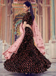 Load image into Gallery viewer, Enthralling Black Partywear Lehenga Choli Clothsvilla