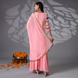 Load image into Gallery viewer, Pink Sequins Embroidered Georgette Sharara Suit Clothsvilla