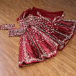 Load image into Gallery viewer, Maroon Embroidered Satin Lehenga Choli Clothsvilla