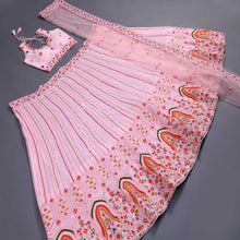 Load image into Gallery viewer, Pink Sequins Embroidered Georgette Lehenga Choli Clothsvilla