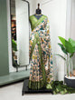 Load image into Gallery viewer, Green Color Printed With Zari Border Dola Silk Saree Clothsvilla