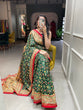 Load image into Gallery viewer, Green Color Foil Printed And Stone Work Dola Silk Saree Clothsvilla
