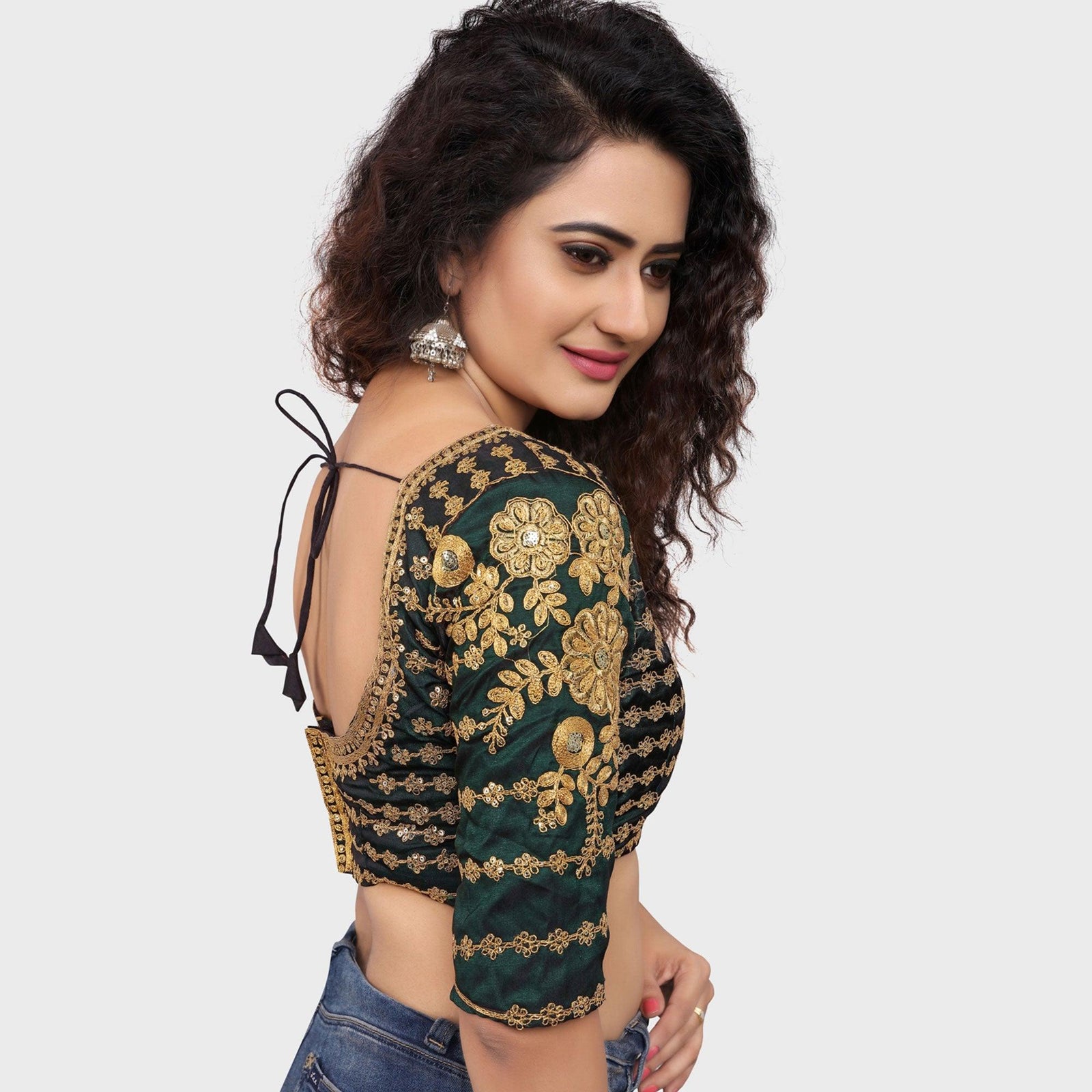Green Party Wear Sequins Embroidered Tapetta Lehenga Choli Clothsvilla
