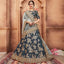 Grey Festive Wear Dori Sequins Work Art Silk Lehenga Choli Clothsvilla