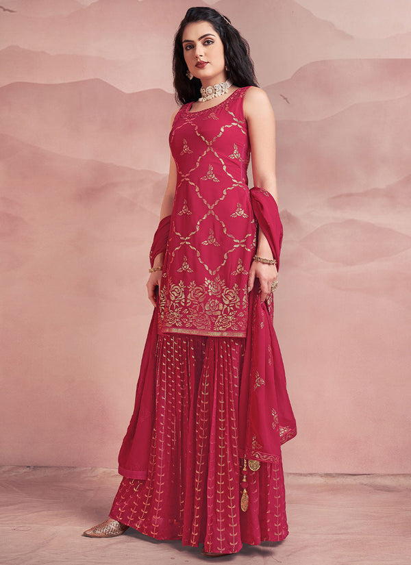 Georgette Readymade Style Salwar Kameez Clothsvilla