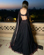 Load image into Gallery viewer, Glittering Black Color Georgette Designer Lehenga Choli Clothsvilla