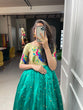 Load image into Gallery viewer, Bottle Green Color Weaving Zari Work Jacquard Silk Paithani Gown Clothsvilla