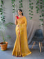 Kasturi Cotton Leheriya Woven Saree Yellow Clothsvilla