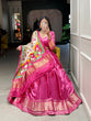 Load image into Gallery viewer, Pink Color Dyeing With Lagdi Patta Gaji Silk Lehenga Choli ClothsVilla.com