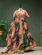 Load image into Gallery viewer, Green Color Floral Printed Organza Lehenga Choli Clothsvilla