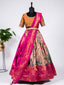 Mehendi  Color Zari Weaving Work Jacquard Lehenga Choli Clothsvilla