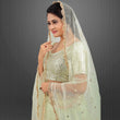 Load image into Gallery viewer, Light Green Party Wear Sequins Embroidered Net Lehenga Choli Clothsvilla