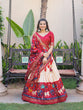 Load image into Gallery viewer, Maroon Color Printed With Foil Work Dola Silk Lehenga Choli ClothsVilla.com