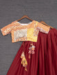 Load image into Gallery viewer, Maroon Color Pure Cotton Chaniya Choli Set Clothsvilla