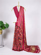 Load image into Gallery viewer, Maroon Color Digital Printed Pure Gaji Silk Saree Clothsvilla