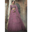 Load image into Gallery viewer, Mauve Sequins Embroidered Net Lehenga Choli Clothsvilla