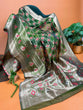 Load image into Gallery viewer, Mehndi Color Weaving Work Organza Saree Clothsvilla