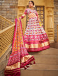 Load image into Gallery viewer, Multi Color Digital Printed gaji Silk Lehenga Clothsvilla