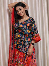 Load image into Gallery viewer, Multi Color Bandhani Printed Pure Gaji Silk Kaftan Clothsvilla
