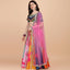 Multicolor Party Wear Digital Printed & Embroidered Satin Lehenga Choli Clothsvilla