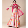 Load image into Gallery viewer, Multicolor Partywear Heavy Digital Printed Heavy Silk Lehenga Clothsvilla