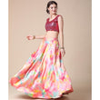 Load image into Gallery viewer, Multicolor Partywear Heavy Digital Printed Heavy Silk Lehenga Clothsvilla