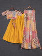 Load image into Gallery viewer, Mustard Color Pure Cotton Lehenga Choli Clothsvilla
