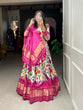 Load image into Gallery viewer, White Color Ikkat Patola Printed Gaji Silk Lehenga Choli ClothsVilla