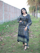 Load image into Gallery viewer, Navy Blue Color Bandhani Printed Pure Gaji Silk Kaftan Clothsvilla