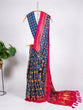 Load image into Gallery viewer, Navy Blue Color Digital Printed Pure Gaji Silk Saree Clothsvilla