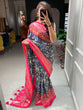 Load image into Gallery viewer, Navy Blue Color Patola Printed Dola Silk Saree Clothsvilla