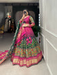 Load image into Gallery viewer, Multi Color Digital Printed With Lagadi Patta Gaji Silk Lehenga Choli Clothsvilla